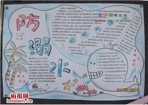 画防溺水手抄报视频,守护生命,共筑安全防线